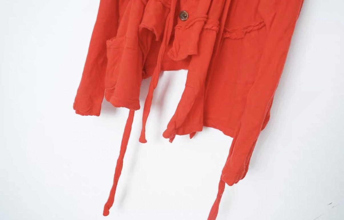 Comme des Garcons Comme des Garçons Round Collar Tie Short Wool Coat Size US M / EU 48-50 / 2 - 5 Thumbnail