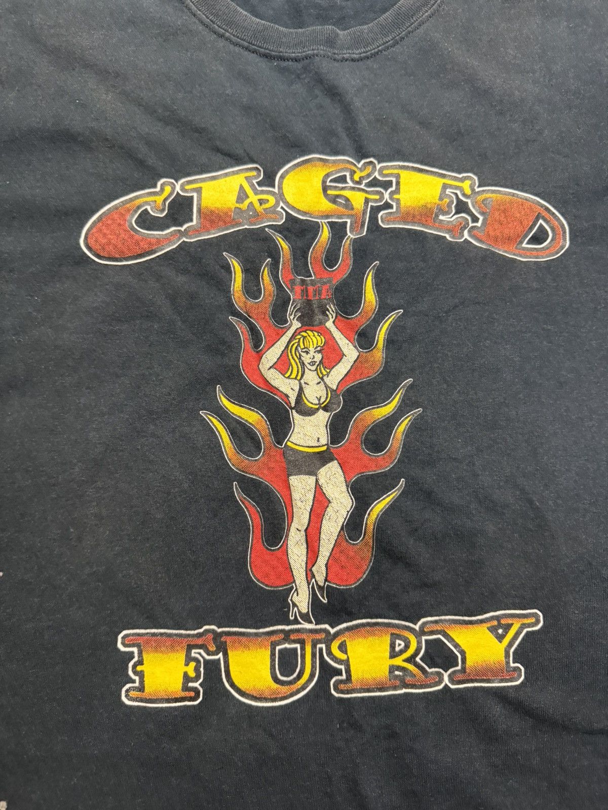 Gildan × If Six Was Nine × Other assorted tshirt - cage furynaked design Size US XL / EU 56 / 4 - 3 Thumbnail