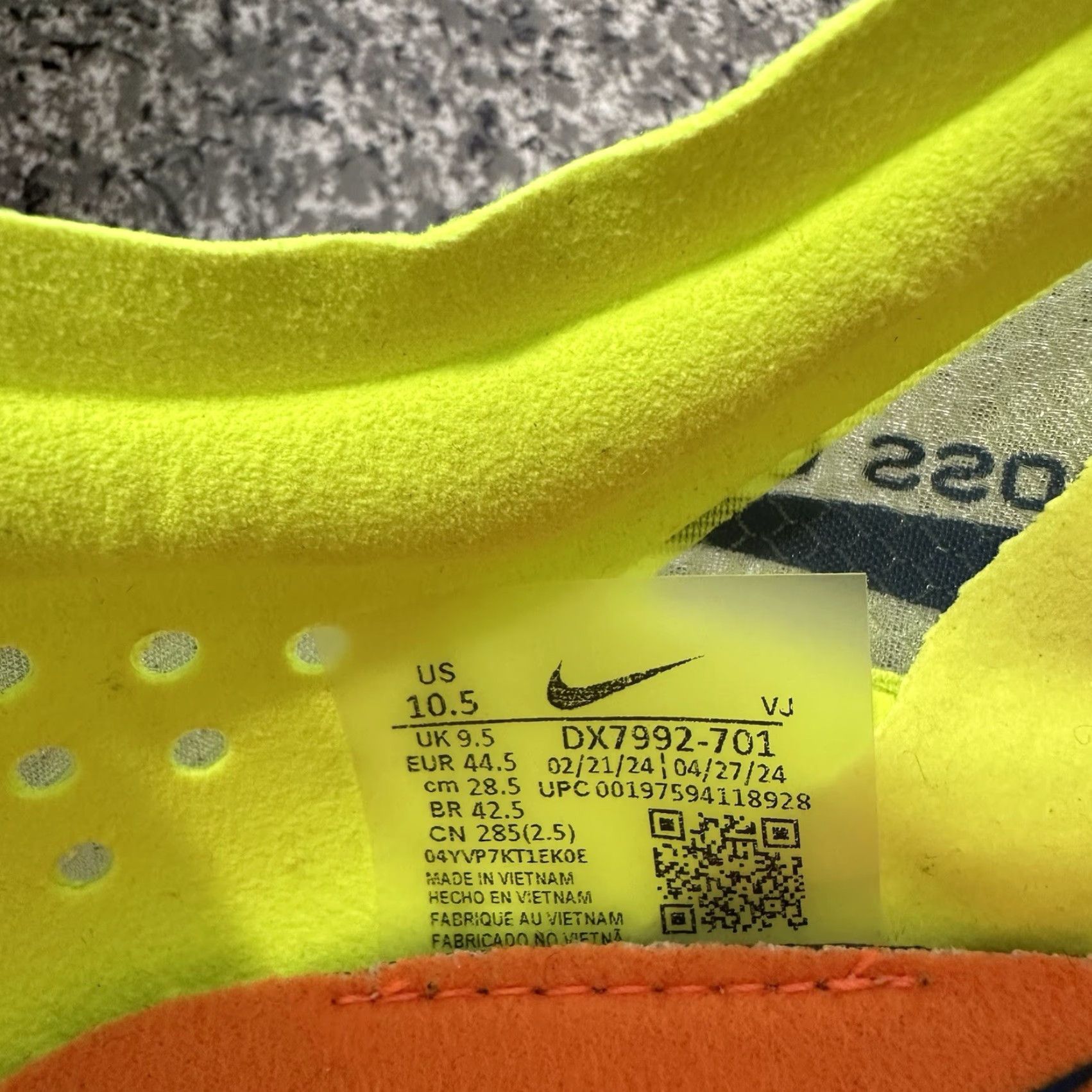 Nike Nike Dragonfly XC Cross-Country Spikes Mens DX7992-701 Volt 10.5 XS? Size US 11 / EU 44 - 4 Thumbnail