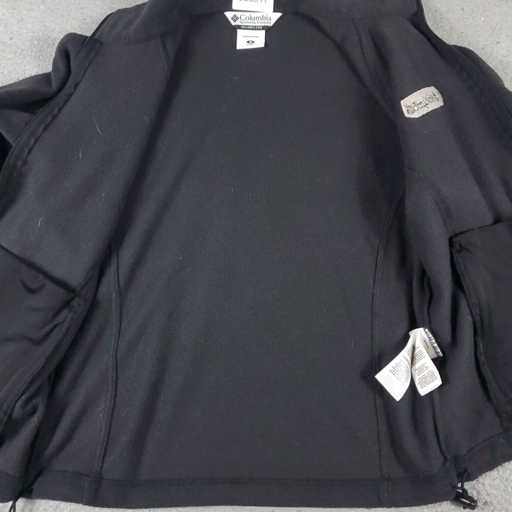 Vintage Columbia Jacket Womens Medium Black Fleece Full Zip Up Sweatshirt Sweatshirt (Jacket) Size M / US 6-8 / IT 42-44 - 6 Thumbnail