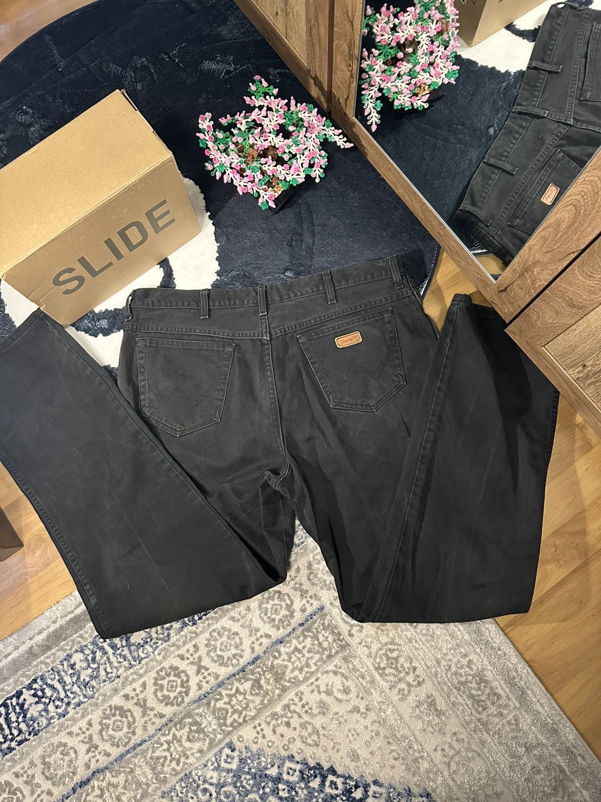 Vintage × Wrangler Bottoms clean look very baggy boxy fit clean look vintage Size US 34 / EU 50 - 1 Thumbnail