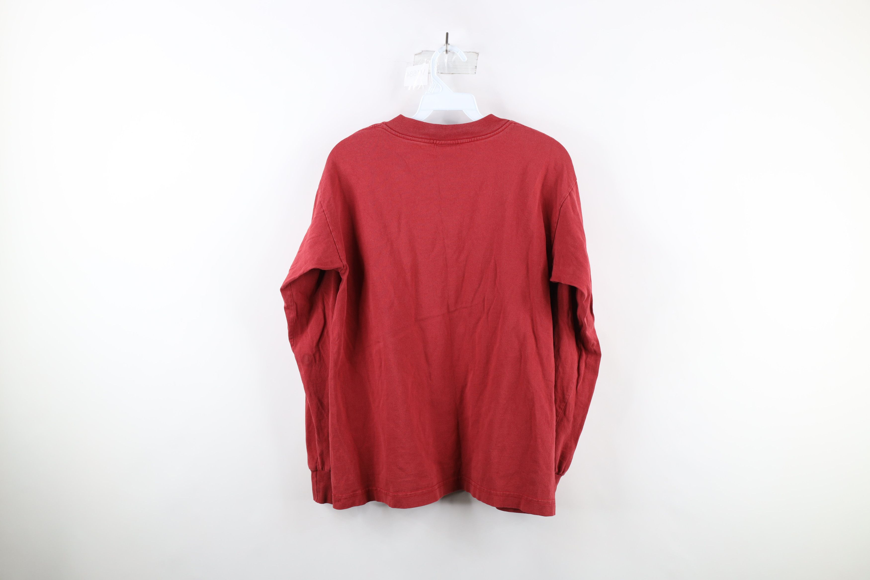 Vintage Vintage 90 Streetwear Chinese Dragon Long Sleeve T-Shirt Red Size US S / EU 44-46 / 1 - 10 Thumbnail