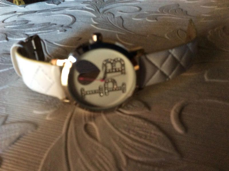 Designer Paul's Boutique Women's with White Dial leather strap watch Size ONE SIZE - 7 Thumbnail