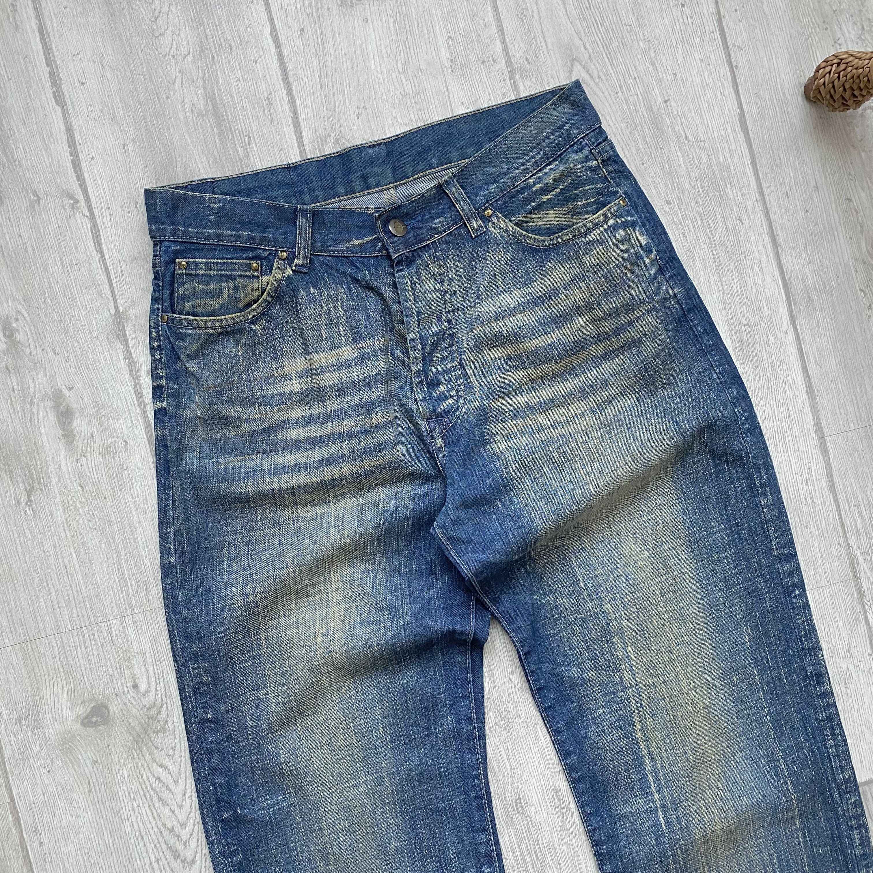 Hysteric Glamour 👖Vintage Amazing Jeans Japanese washed Denim Diesel style Size US 32 / EU 48 - 2 Thumbnail