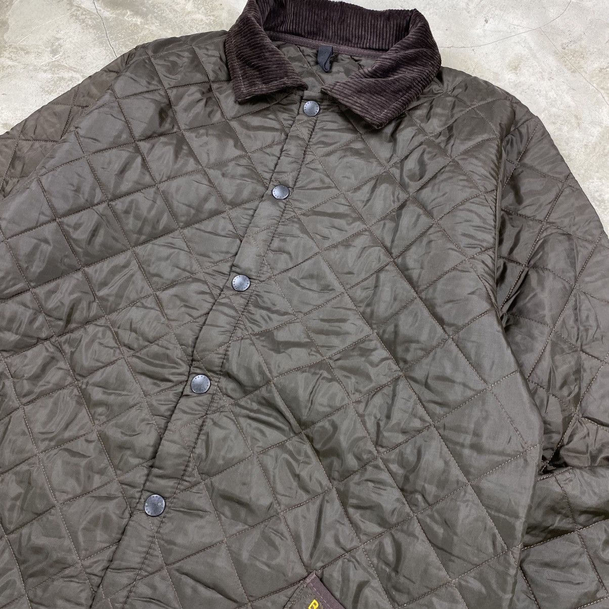 Barbour Vintage Liddesdale Quilted Jacket Size US XL / EU 56 / 4 - 2 Thumbnail