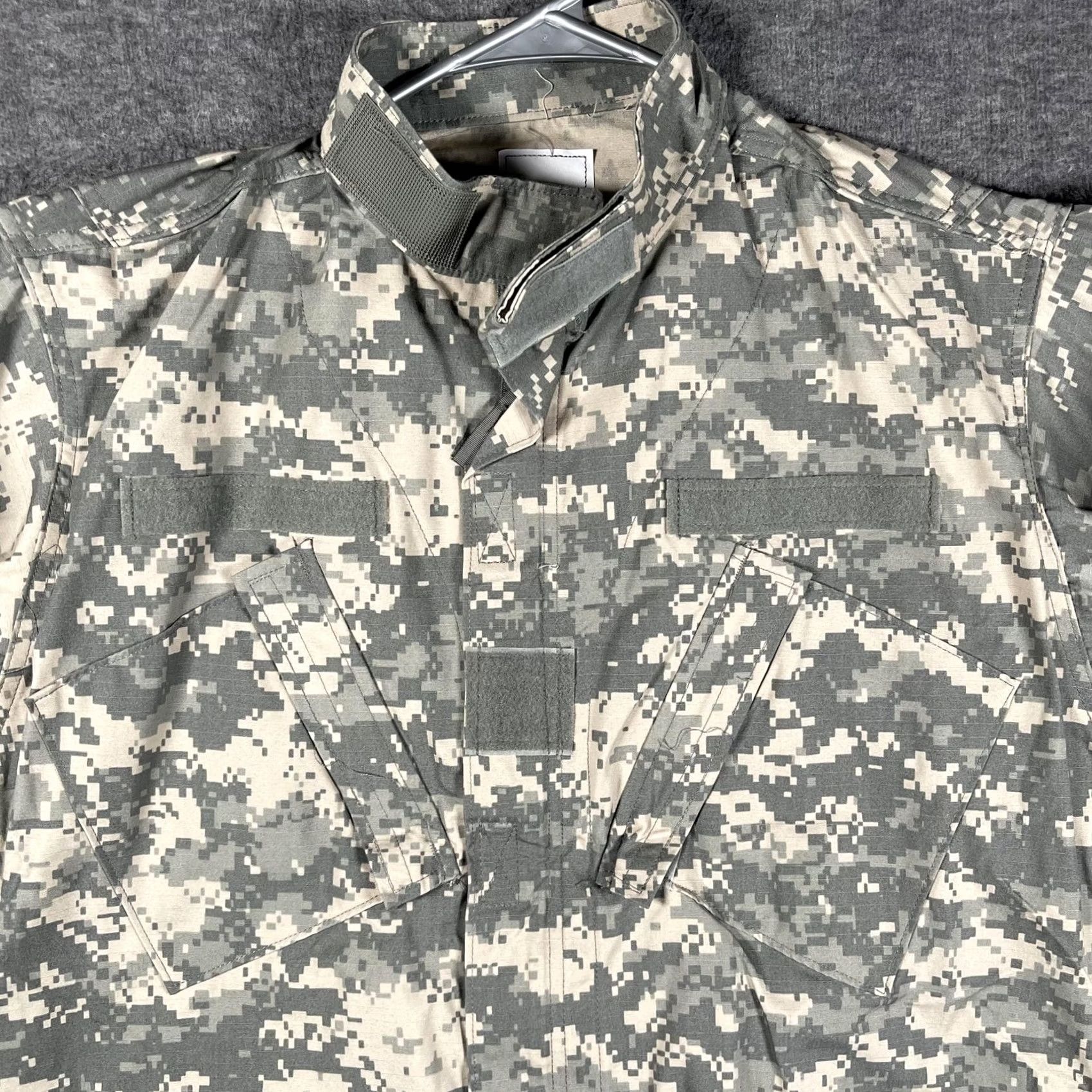 Vintage DJ Manufacturing Corp Jacket Mens Medium Green Camo Army Combat Uniform ACU BDU Size US M / EU 48-50 / 2 - 2 Thumbnail