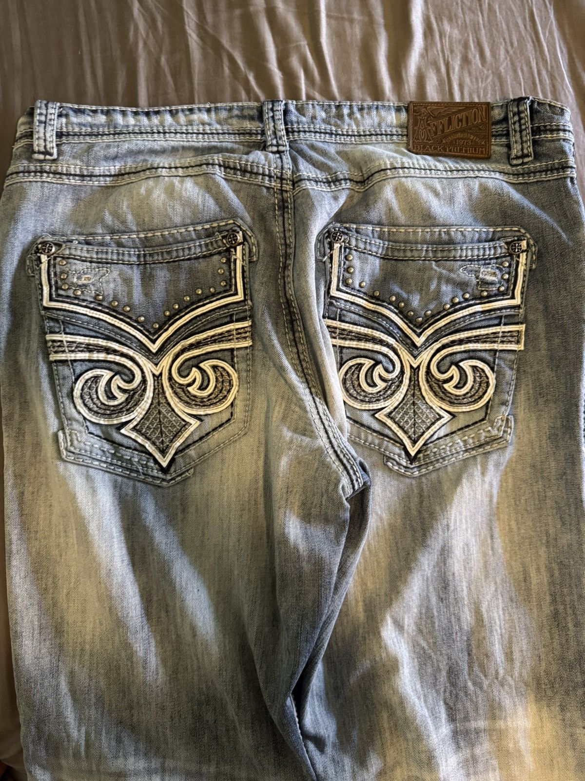 Affliction AFFLICTION 1973 DISTRESSED JEAN Size US 38 / EU 54 - 4 Thumbnail