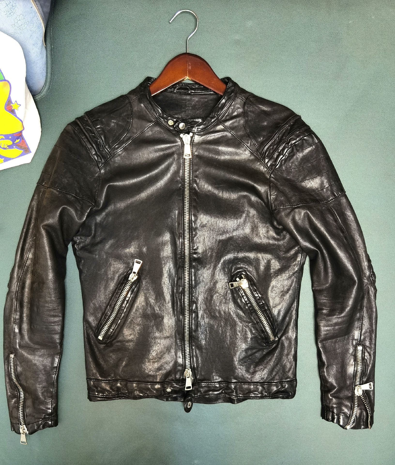 Giorgio Brato Giorgio Brato Biker Leather Jacket Size US S / EU 44-46 / 1 - 1 Thumbnail