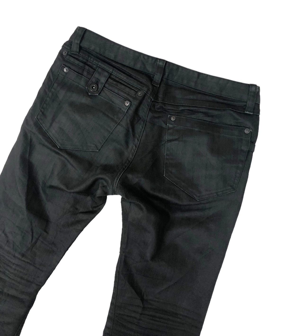 Japanese Brand × Katharine Hamnett London Katharine Hammett London Black Wax Pants Size US 30 / EU 46 - 11 Thumbnail