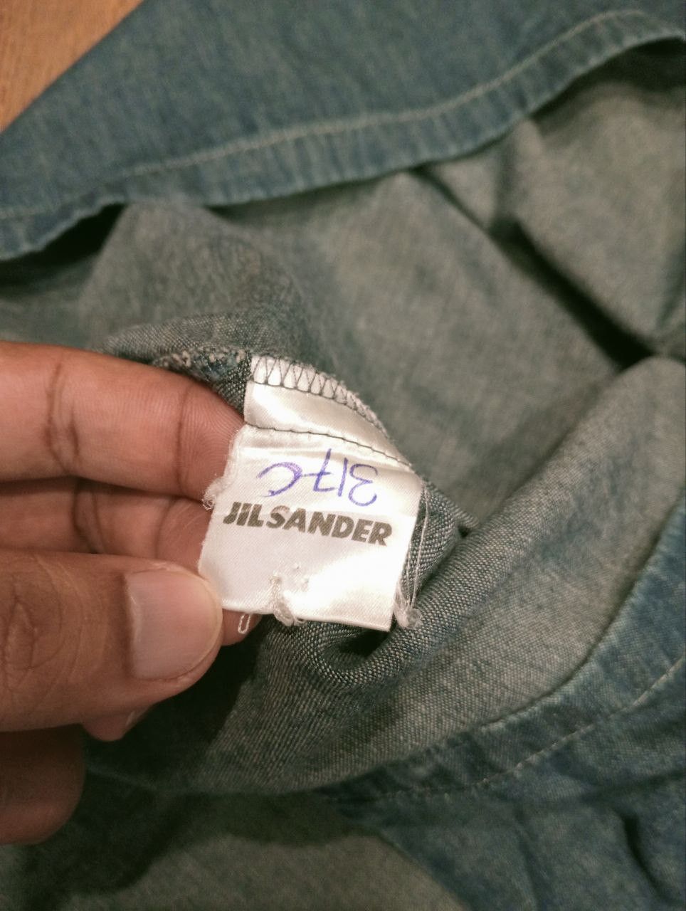 Jil Sander JIL SANDER DENIM SHIRT Size US S / EU 44-46 / 1 - 5 Thumbnail