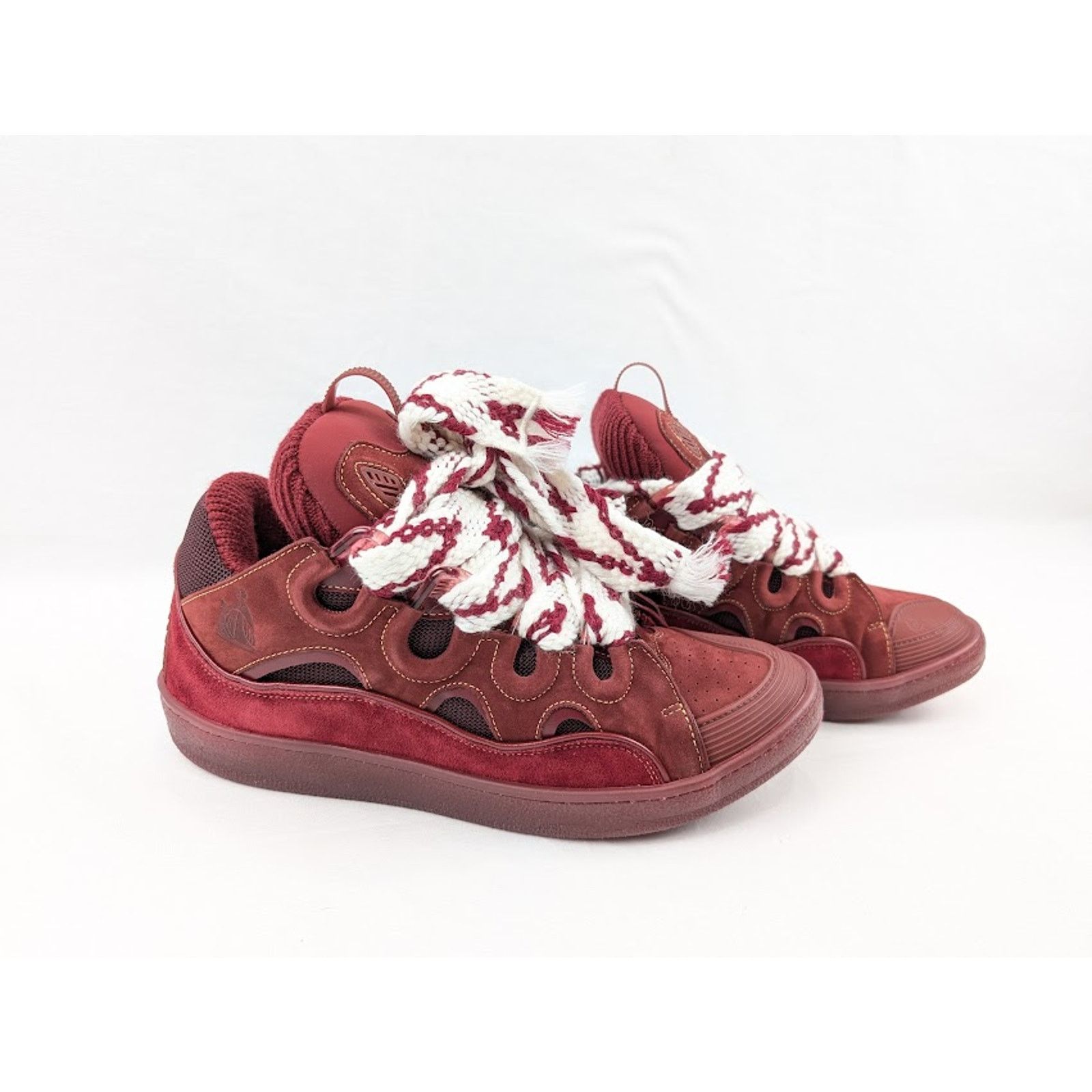 Lanvin o1rshd1 Curb Sneakers in Burgandy Size US 10 / EU 43 - 13 Thumbnail