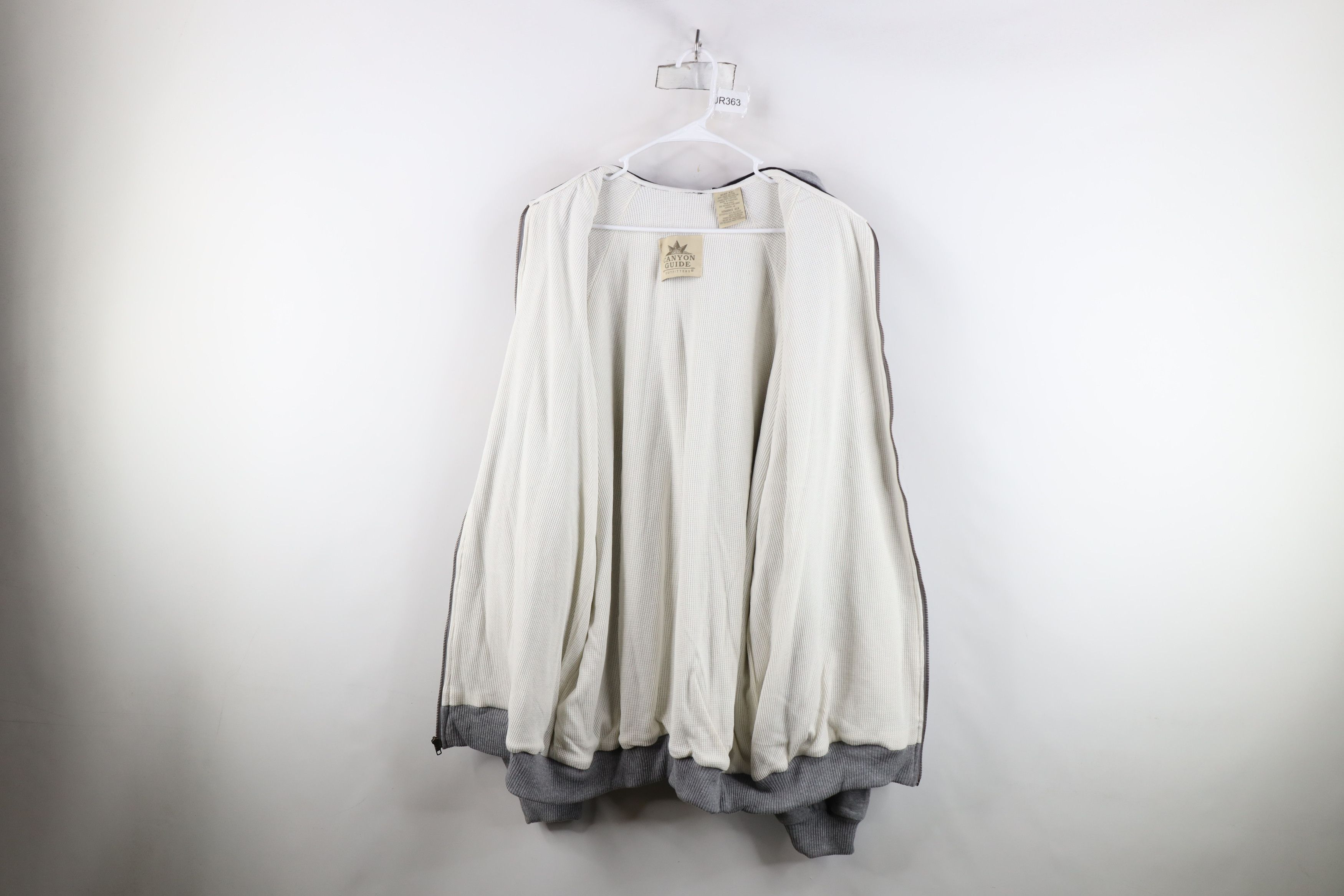 Vintage Deadstock Vintage Y2K Streetwear Lined Full Zip Hoodie Size US XXL / EU 58 / 5 - 10 Thumbnail
