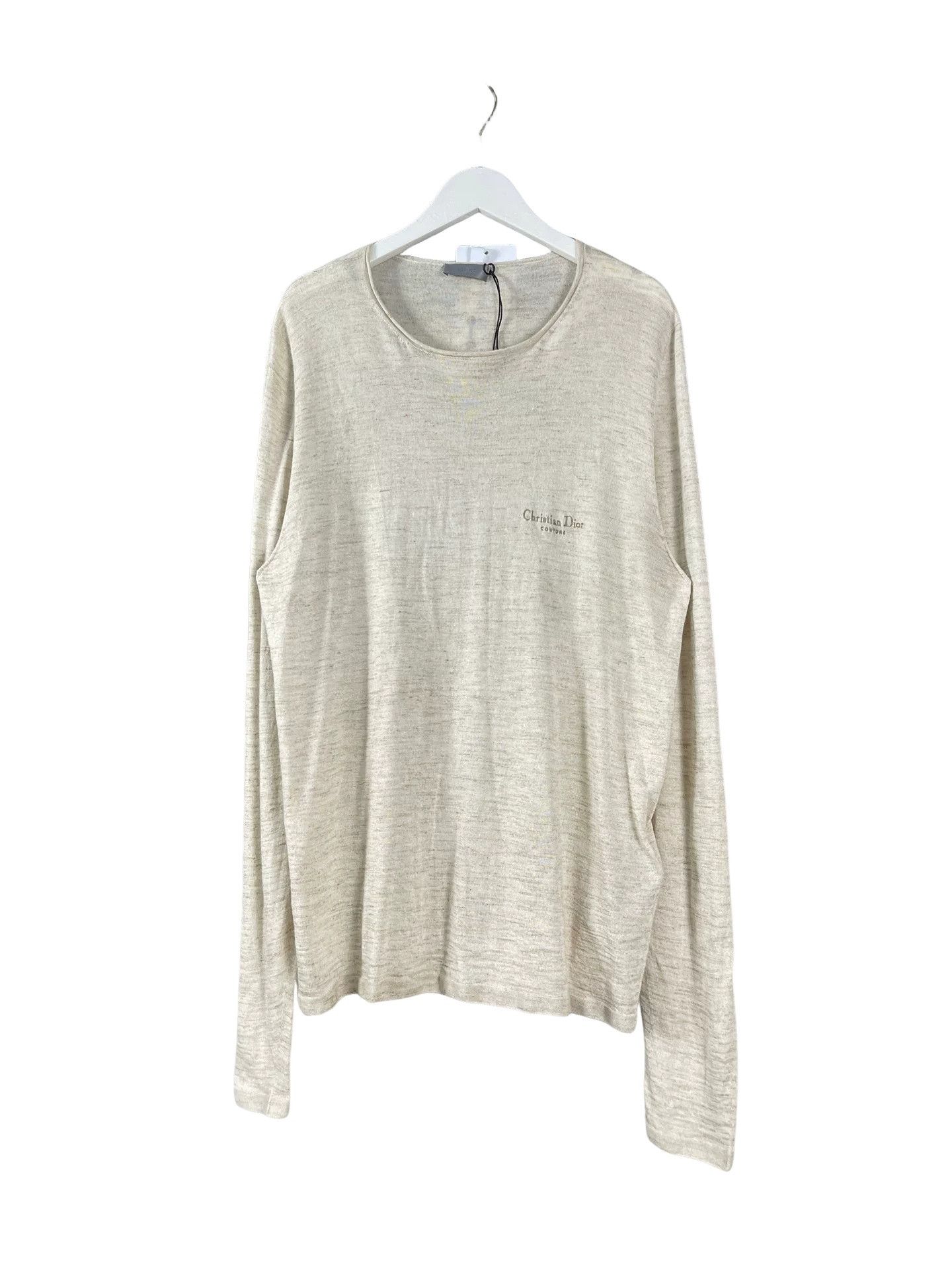 Dior Dior Christian Dior Couture Long Sleeve Tee Size L Size US L / EU 52-54 / 3 - 1 Thumbnail