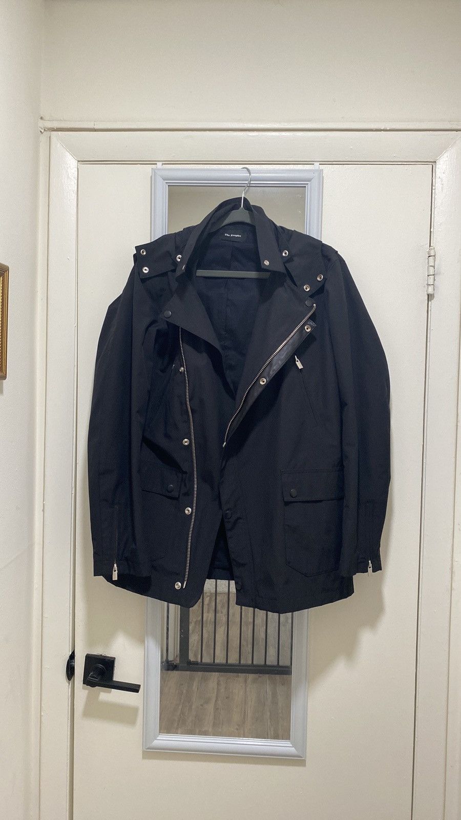 image of The Kooples Jacket With Removable Hood Men Size M in Black