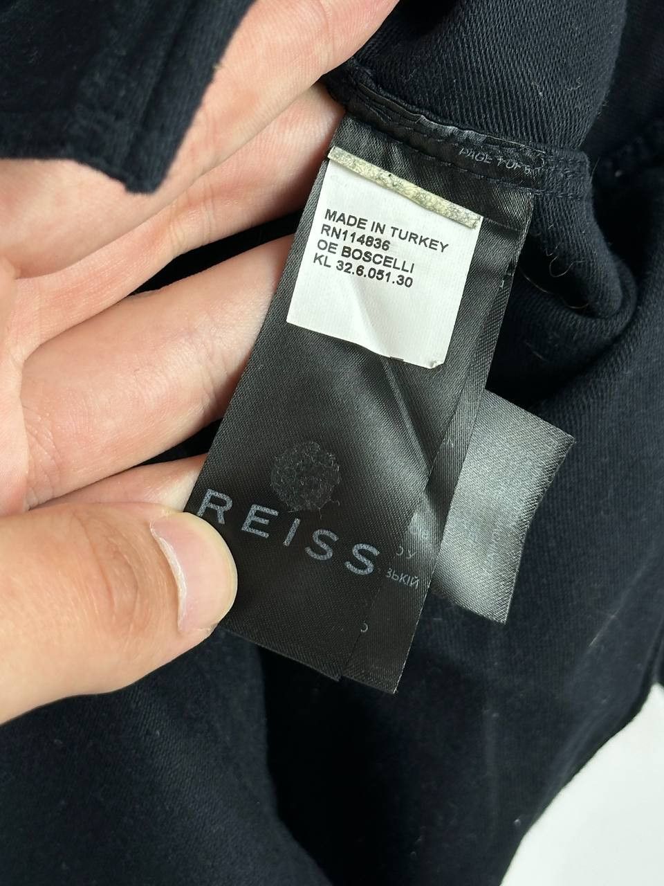 Designer × Reiss Reiss Heavy Navy Overshirt Jacket Size US L / EU 52-54 / 3 - 6 Thumbnail