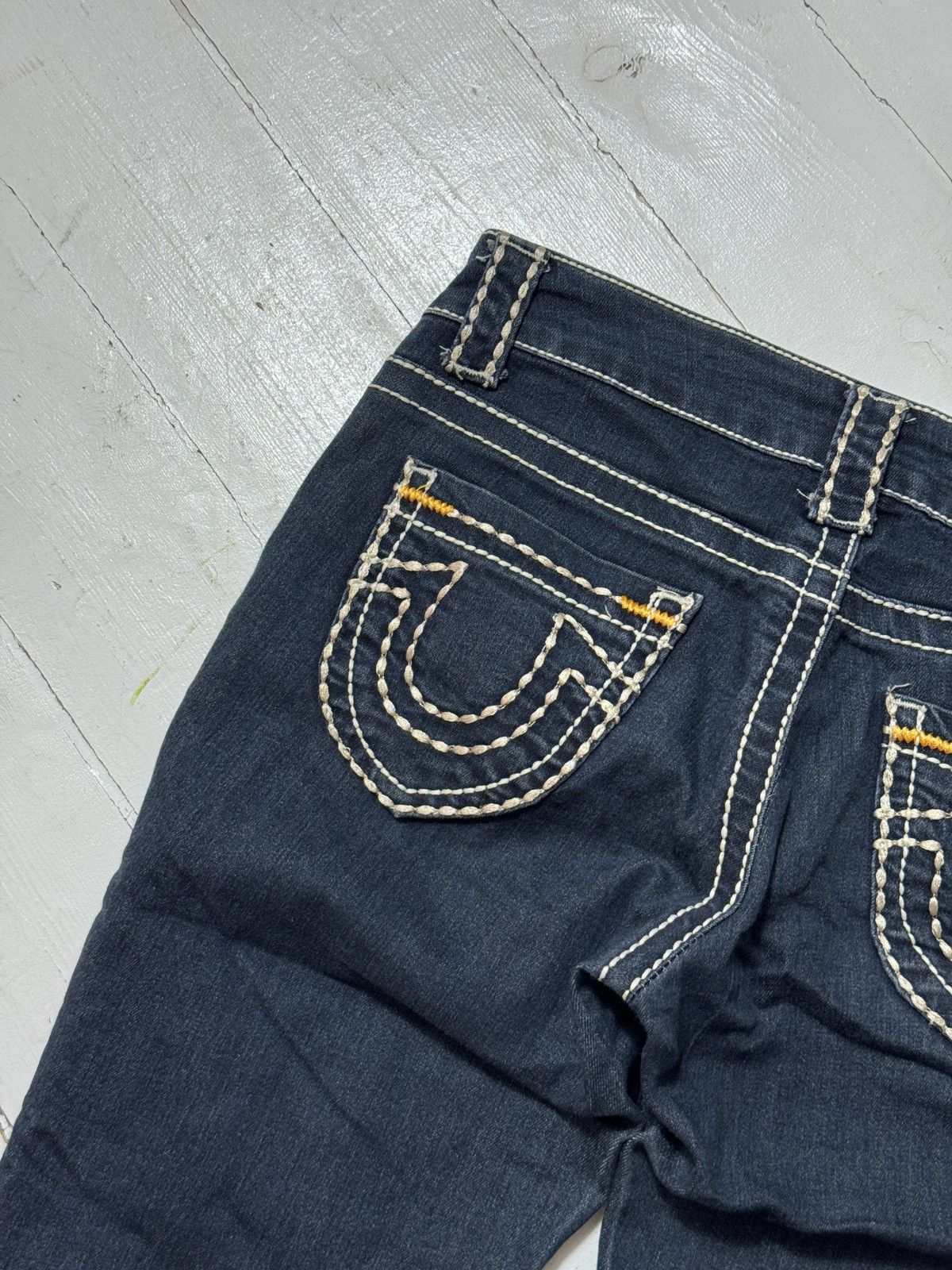 True Religion VINTAGE TRUE RELIGION 2000s CONTRAST SEAMS BREECHES Size 30" / US 8 / IT 44 - 6 Thumbnail