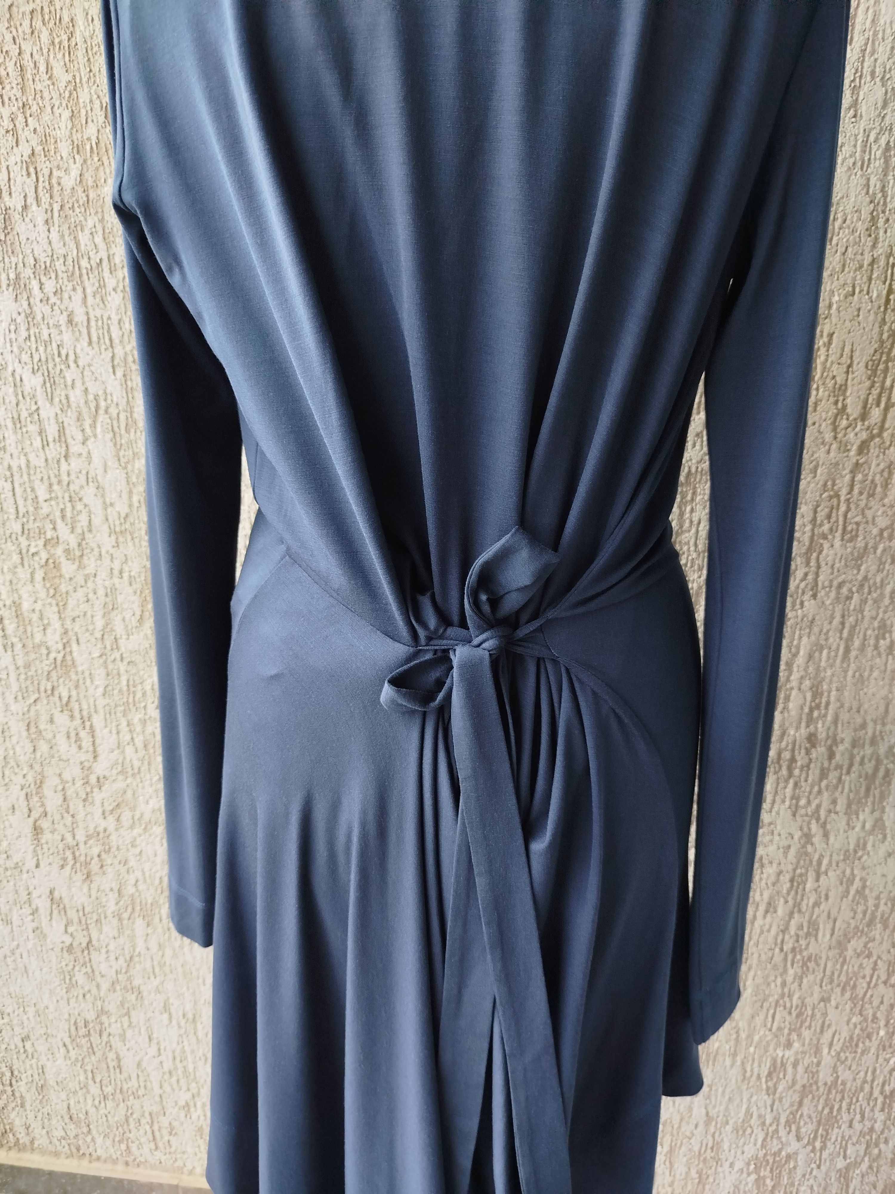 Vivienne Westwood Dress Long Sleeve Asymmetric Draped Wool A/W 2010 Size S Size S / US 4 / IT 40 - 6 Thumbnail