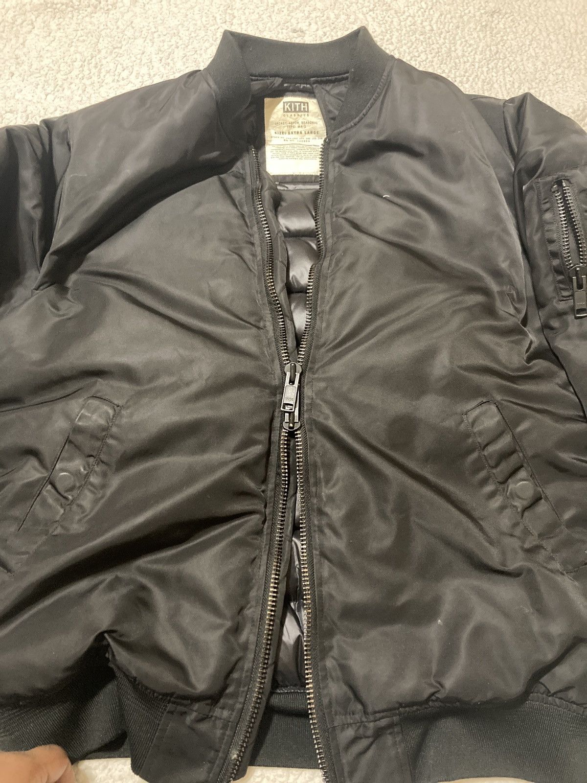 Kith × Ronnie Fieg KITH MA-1 Astor Down Jacket Size US XL / EU 56 / 4 - 1 Thumbnail
