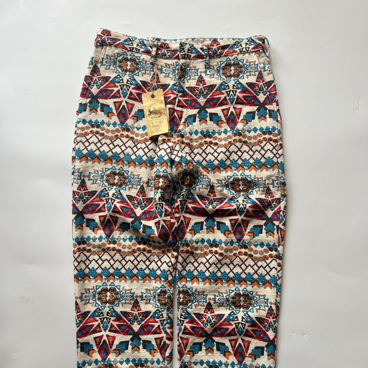 Monitaly Monitaly Navajo Pattern Trousers USA Vintage Inspired Pants Size US 32 / EU 48 - 2 Thumbnail
