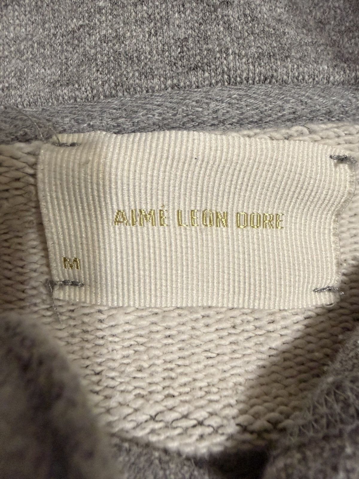 Aime Leon Dore Aimé Leon Dore Grey Logo Hoodie Size US M / EU 48-50 / 2 - 5 Thumbnail