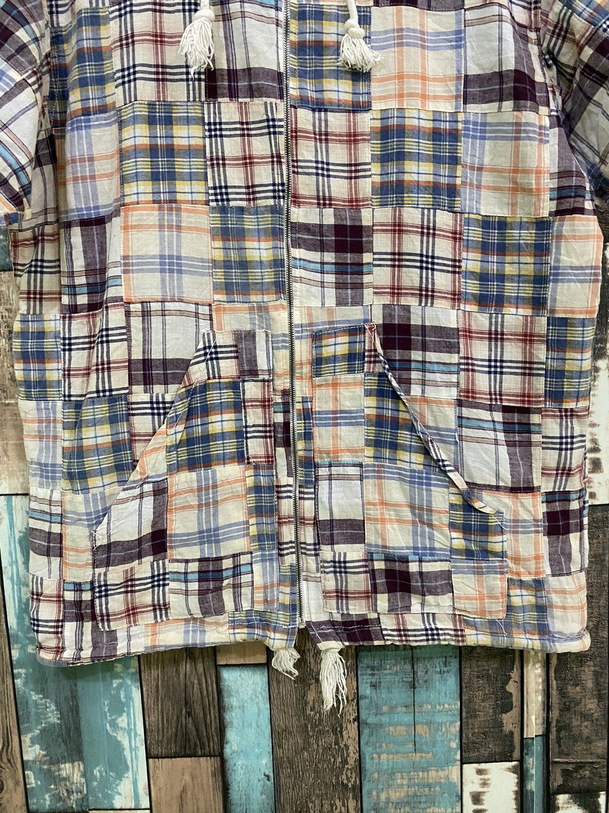 Japanese Brand Brth : Breath X Number Nine Patchwork Multi Colour Hoodie Size US M / EU 48-50 / 2 - 8 Thumbnail