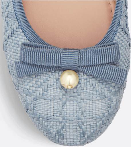 Dior o1w1db10625 Dior Ballet Flats in Pastel Blue Size US 10 / IT 40 - 3 Thumbnail
