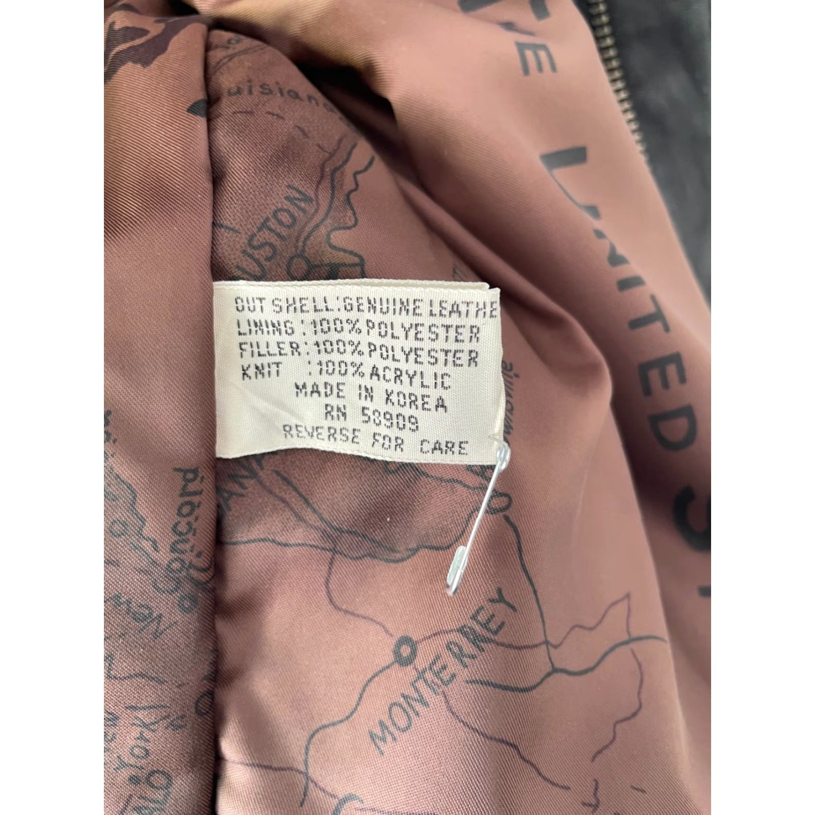 Roundtree & Yorke VINTAGE Roundtree & Yorke Leather Bomber Coat Mens XL Size US XL / EU 56 / 4 - 6 Thumbnail