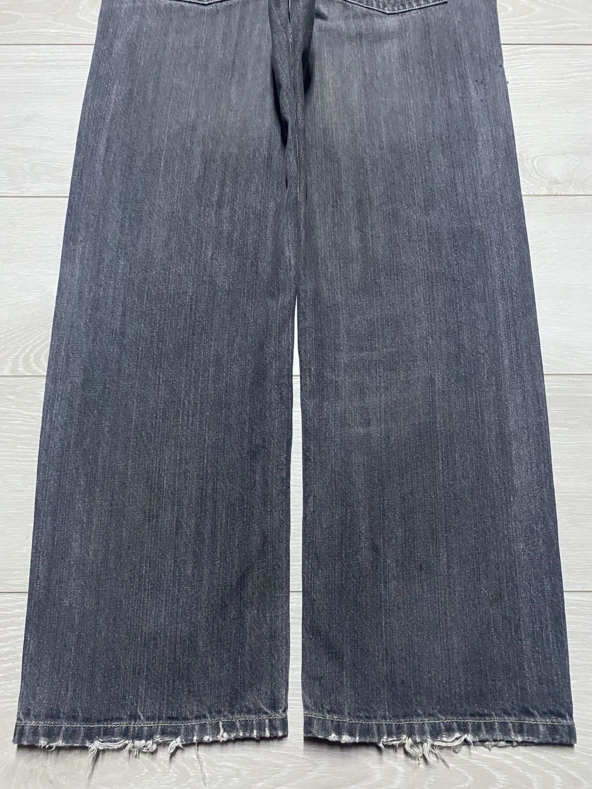 Japanese Brand Vintage Japanese Brand Denim Distresed Loose Jeans Size US 34 / EU 50 - 6 Thumbnail