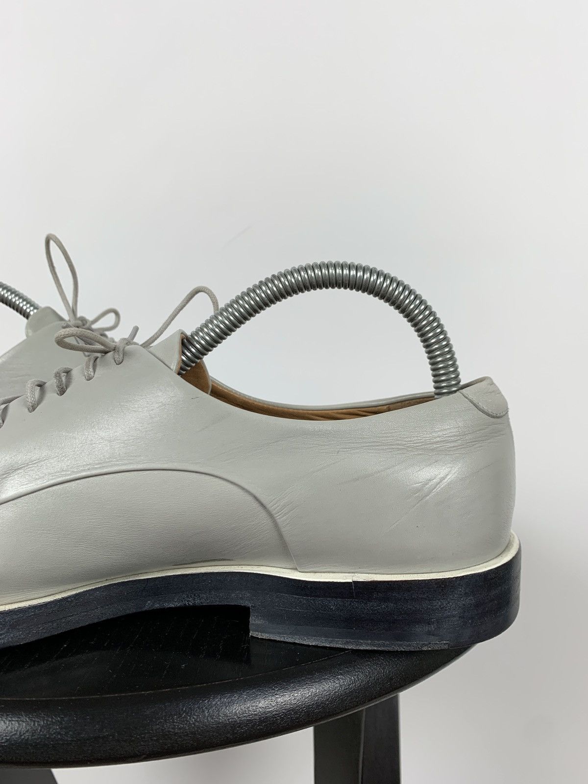 Jil Sander Jil Sander Grey Leather Derby Shoes Size US 9 / IT 39 - 15 Thumbnail
