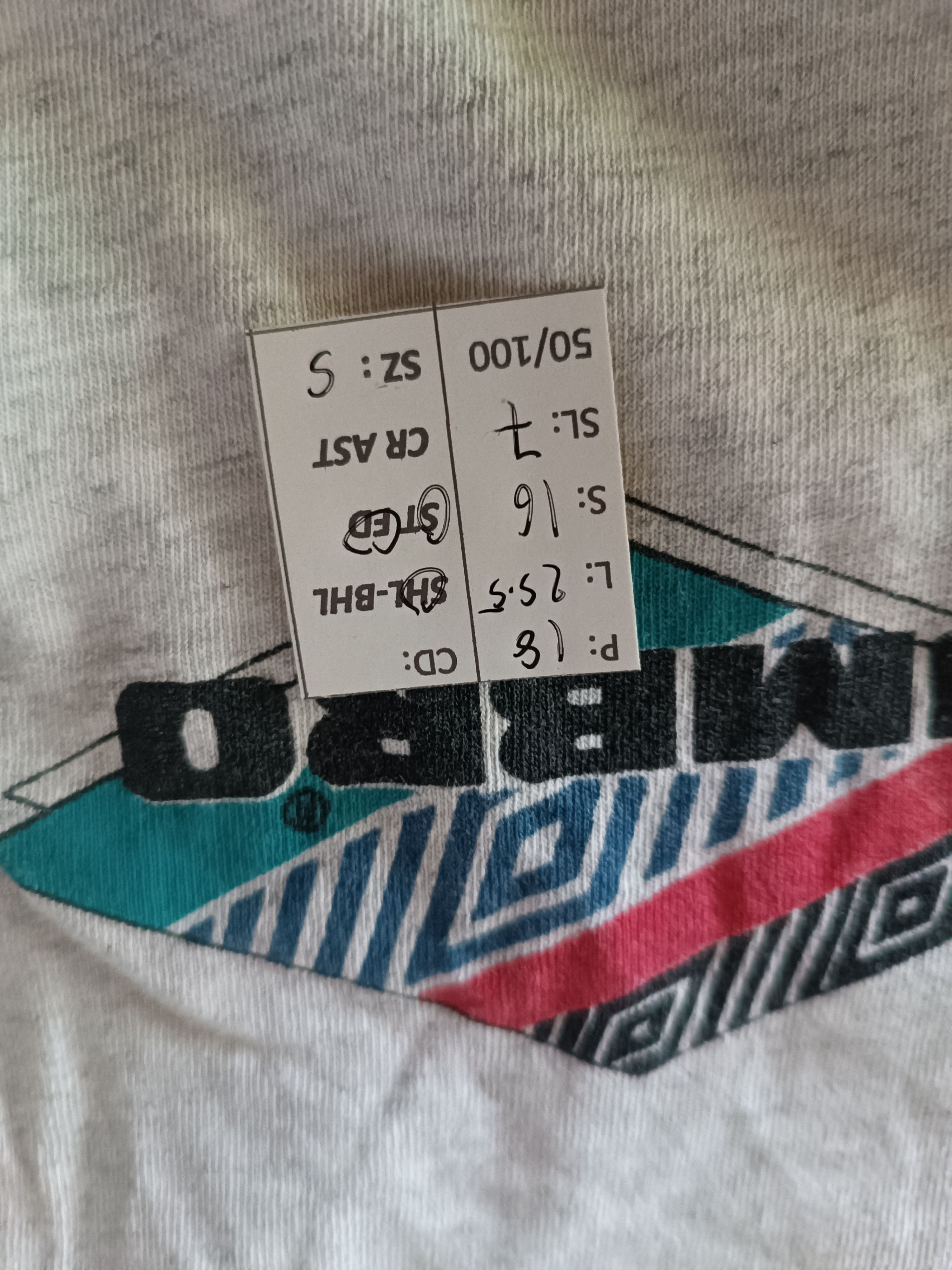 Umbro VINTAGE 90'S UMBRO SPORTSWEAR TEE VERY RARE SINGLE STITCH Size US S / EU 44-46 / 1 - 20 Thumbnail