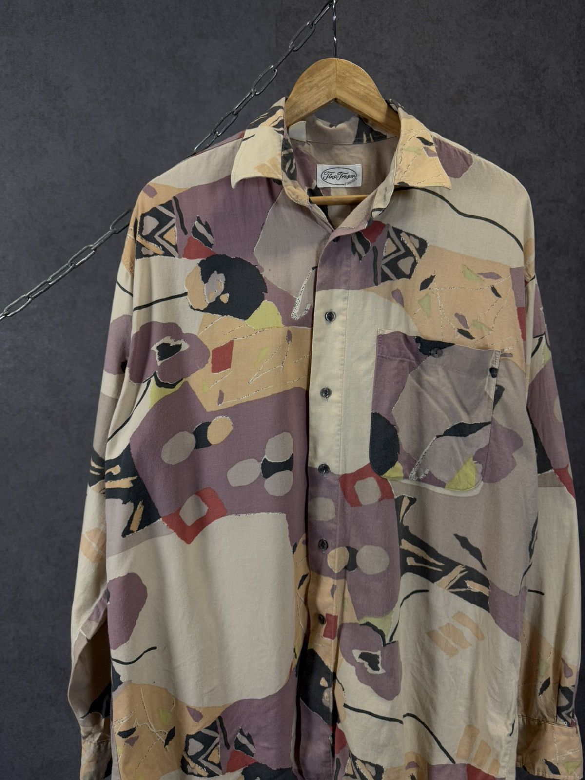 Vintage Art vintage crazy shirt Size US XL / EU 56 / 4 - 3 Thumbnail