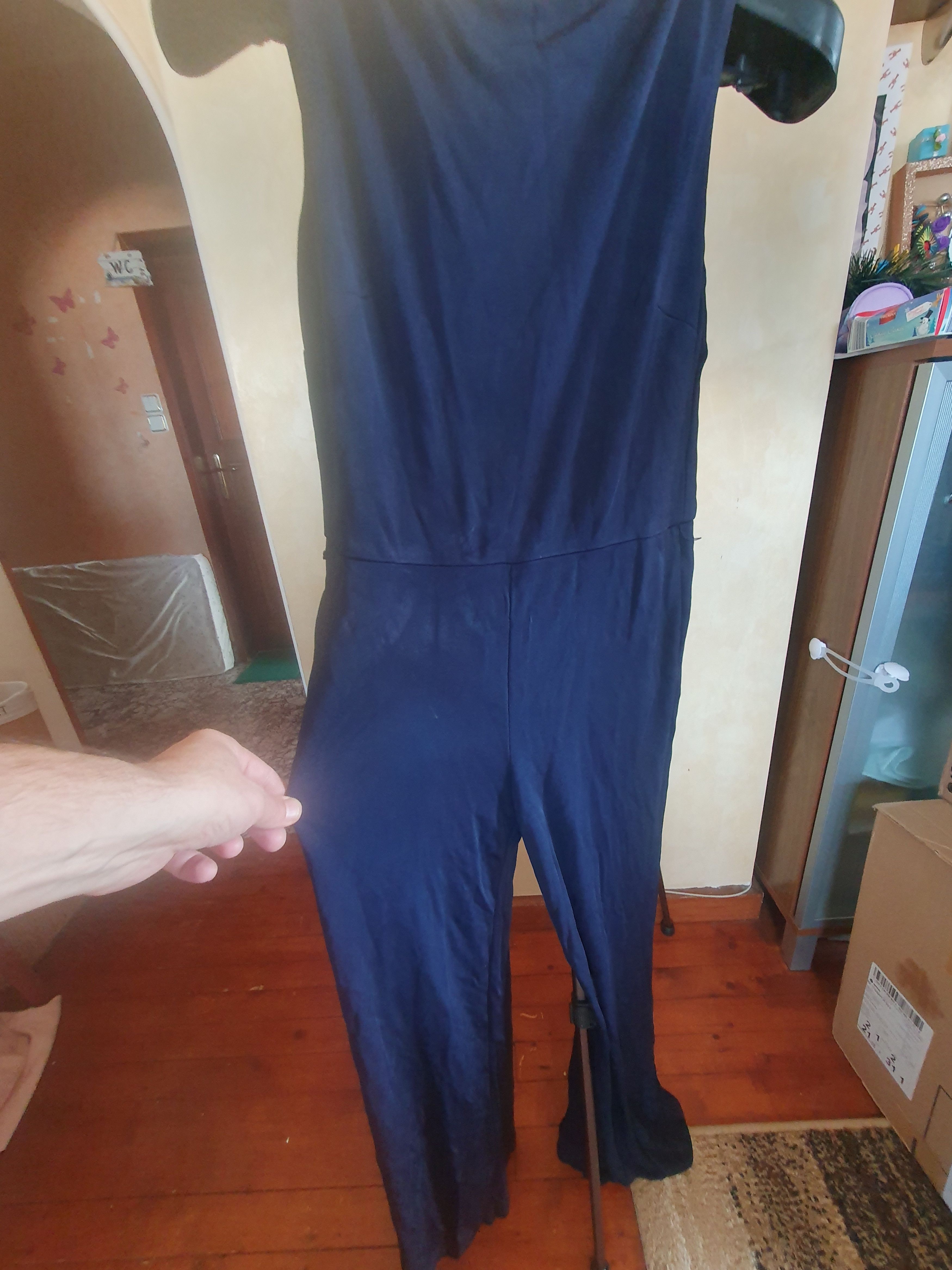 Ralph Lauren Ralph Lauren Jumpsuit Sleeveless Wide Leg Navy Blue sz 8 Size 30" / US 8 / IT 44 - 4 Thumbnail