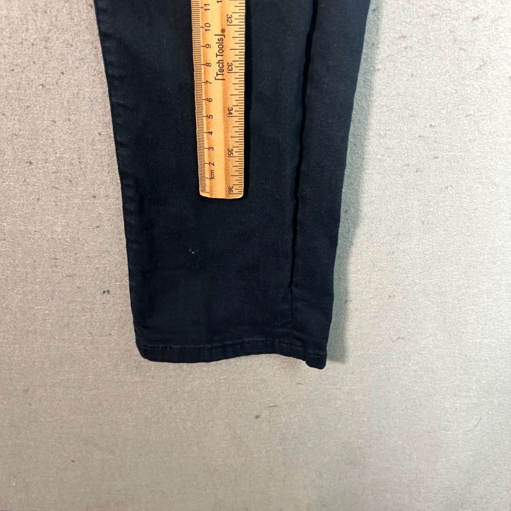 Uniqlo Uniqlo Womens Stretch Skinny Jeans 32 x 34 Navy Blue Cotton Blend Size 24" / US 00 / IT 34 - 6 Thumbnail