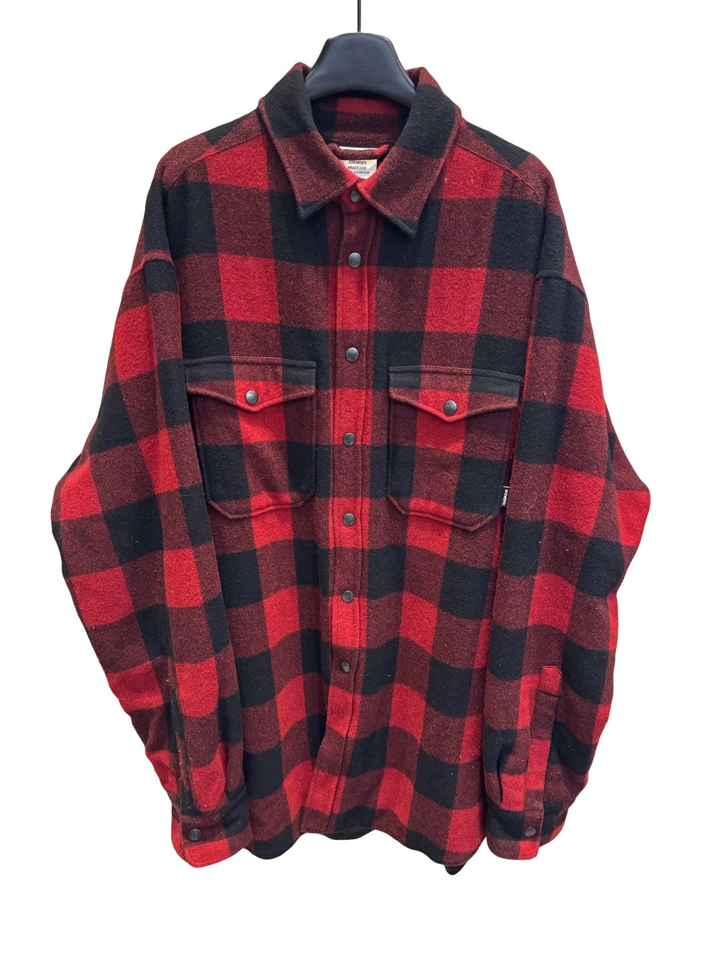 Vetements VETEMENTS Red Plaid Padded Light Jacket Size S Size US S / EU 44-46 / 1 - 1 Thumbnail