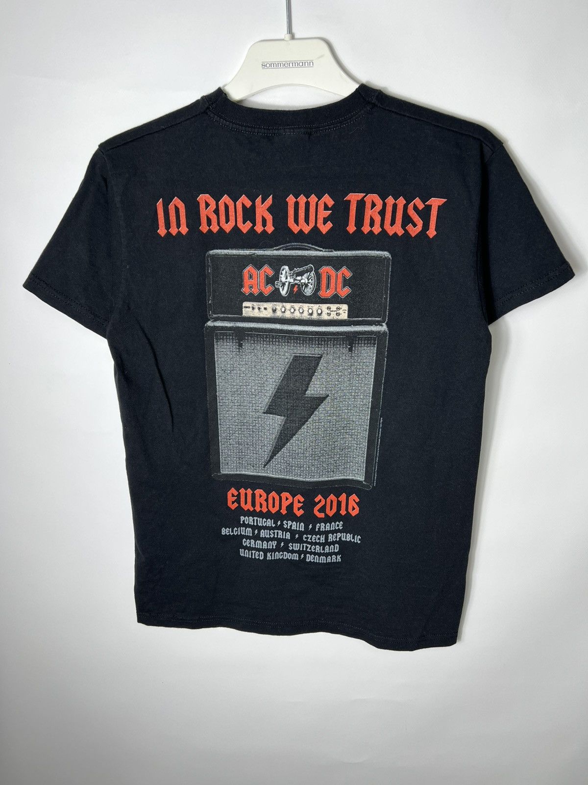 AC/DC Vintage AC/DC In Rock We Trust Band Rock Tour T-shirt Size US S / EU 44-46 / 1 - 4 Thumbnail
