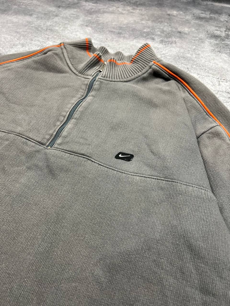 Nike Vintage Nike Zip 1/4 Zip Faded Boxy Japanese Y2K Swoosh Logo Size US XL / EU 56 / 4 - 5 Thumbnail