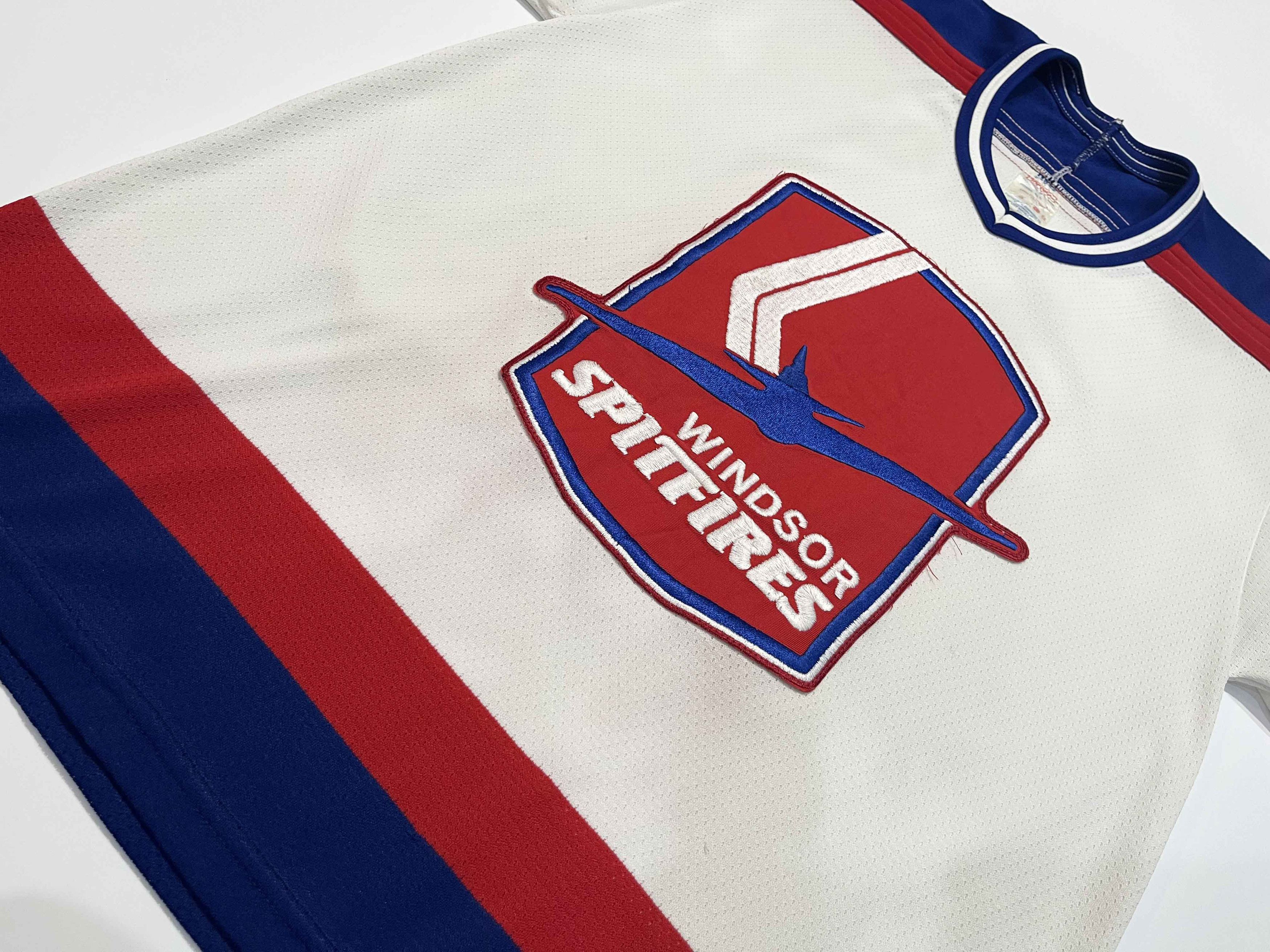 Other Vintage Maska Windsor Spitfires OHL Hockey Jersey Size US S / EU 44-46 / 1 - 4 Thumbnail
