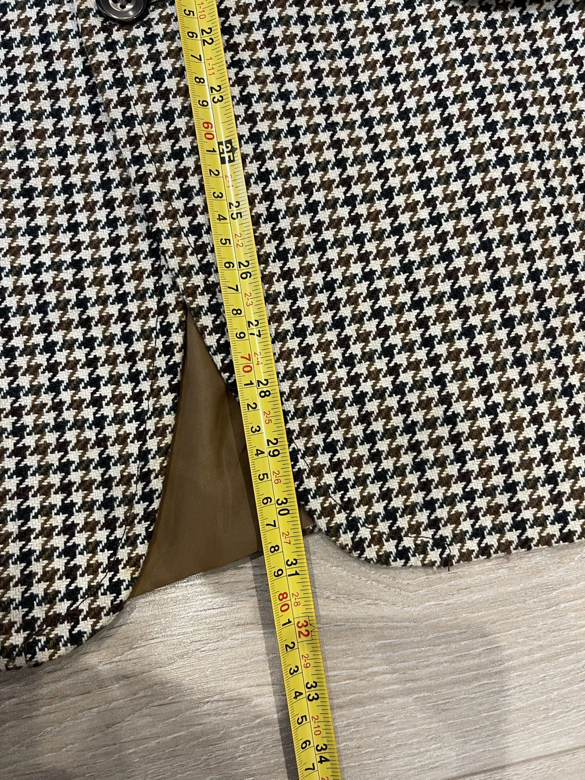 Burton Vintage rare burton Houndstooth blazer wool jacket 40R Size 40R - 11 Thumbnail