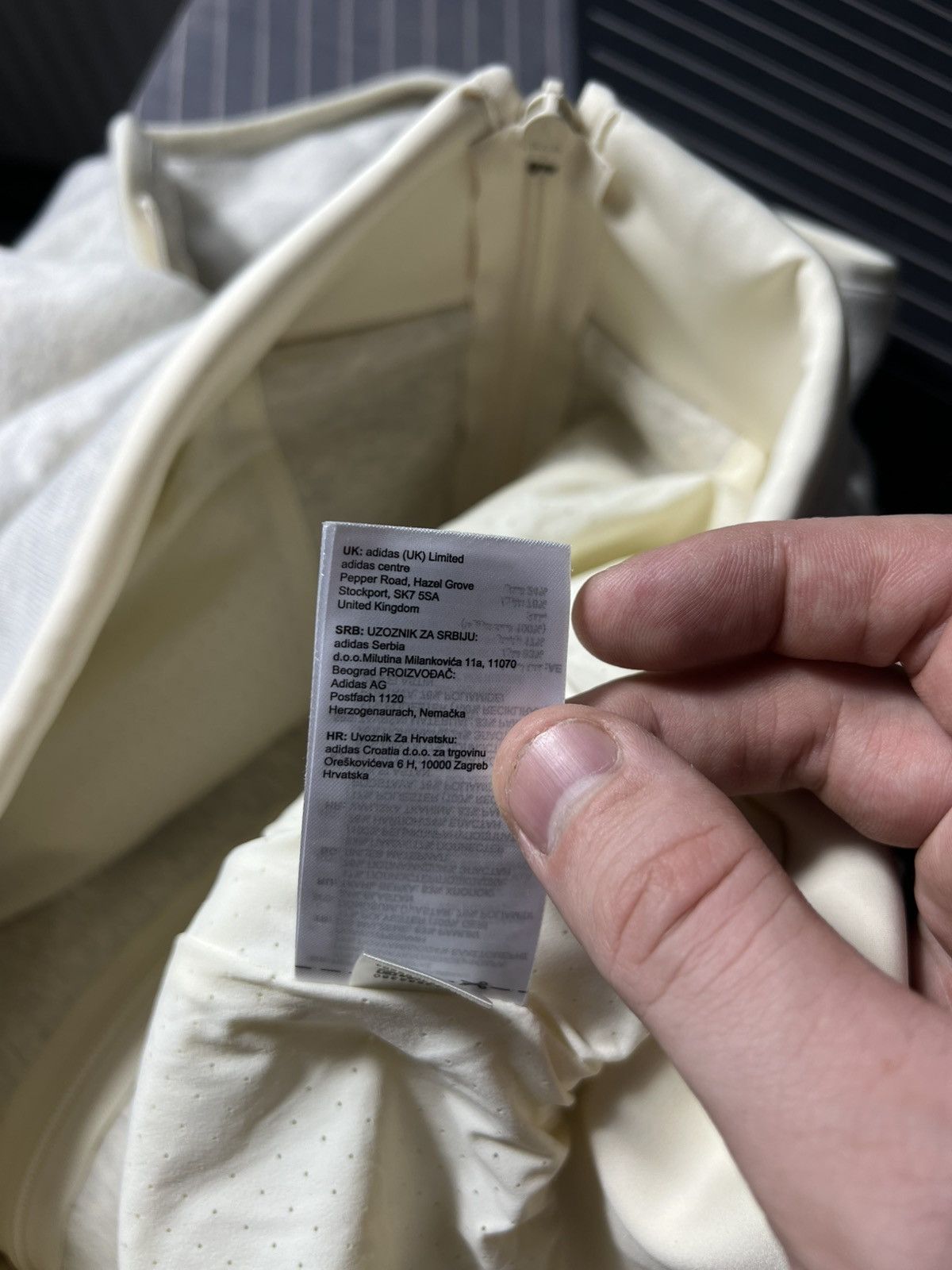 Adidas × Fear of God Adidas x Fear of God Athletics Track Jacket Oatmeal Full Zip Size US M / EU 48-50 / 2 - 22 Thumbnail