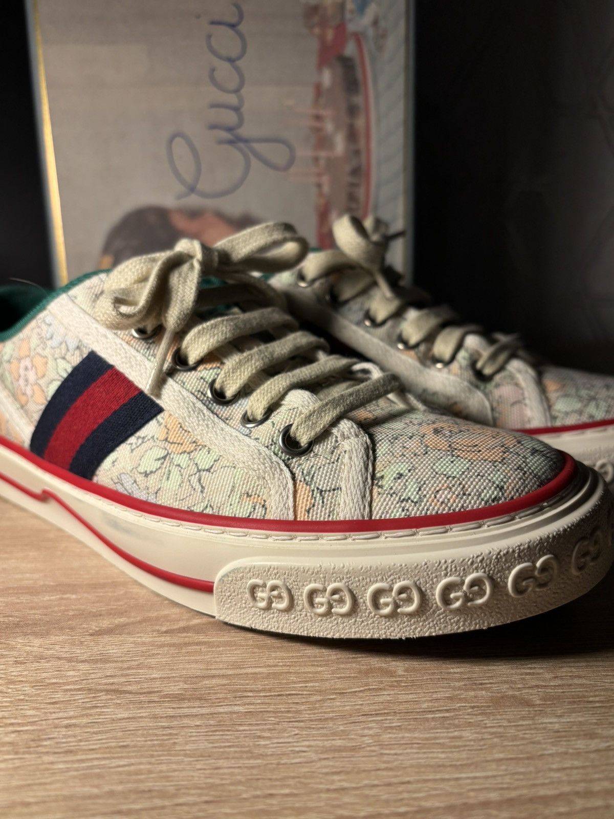 Gucci Gucci tenis Size US 7 / IT 37 - 2 Thumbnail