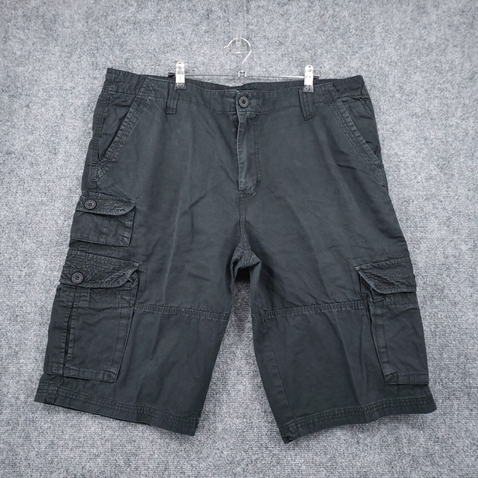 Rocawear Rocawear Cargo Shorts Mens 40 Black Utility Bermuda Tactical Grailed