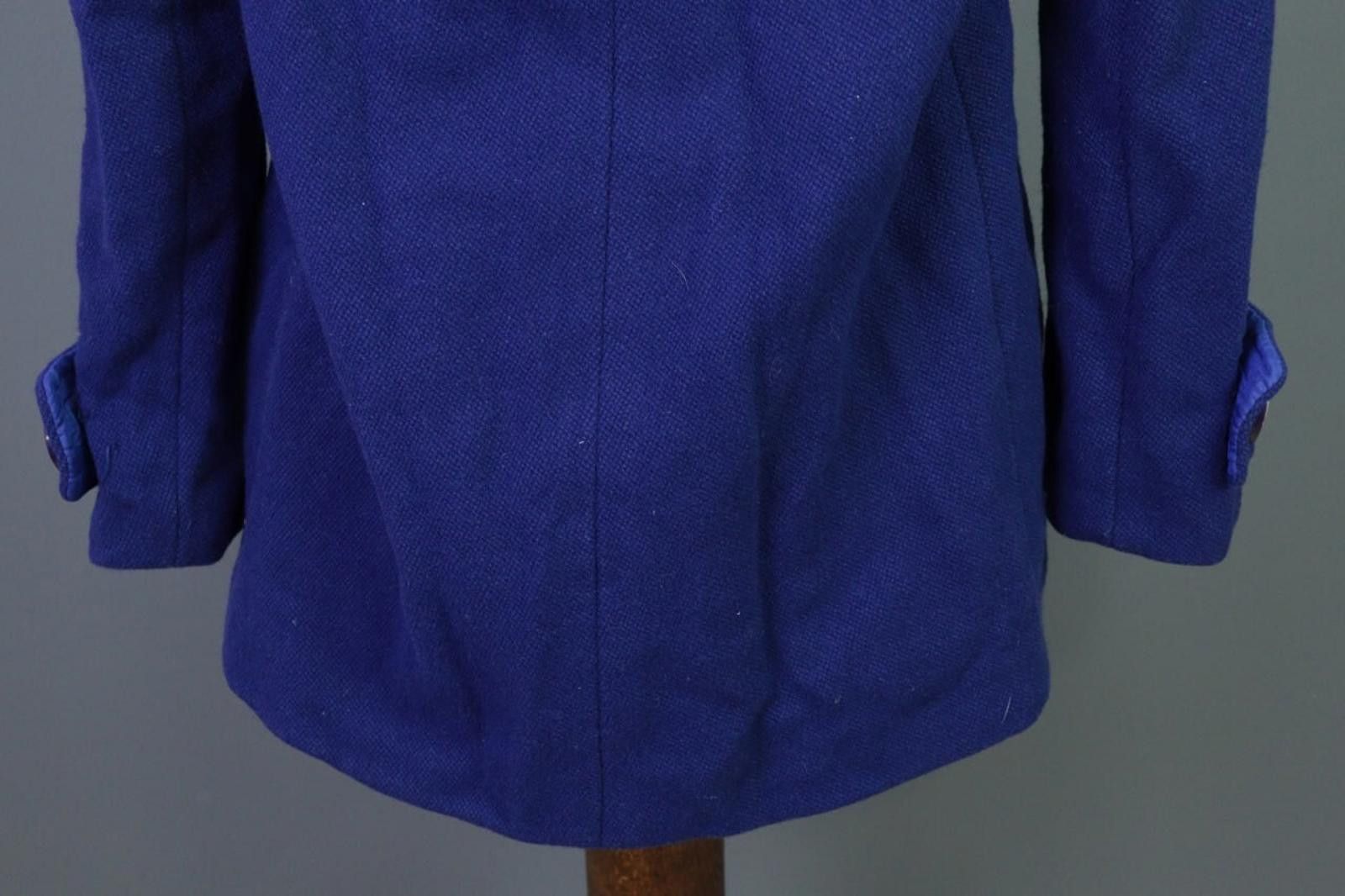 J.Crew J.Crew Blue Double Breast Belt Wool Coat Jacket Size 6 Size M / US 6-8 / IT 42-44 - 10 Thumbnail