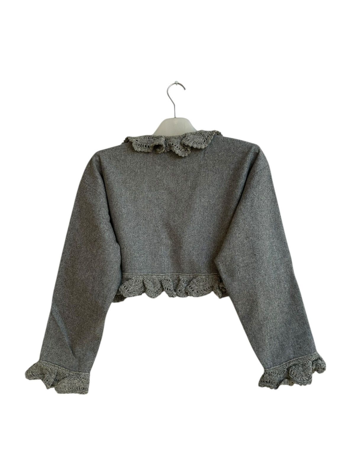 Issey Miyake Tsumori Chisato Ruffled Cropped Bolero Jacket Japan Archive Size M / US 6-8 / IT 42-44 - 2 Thumbnail