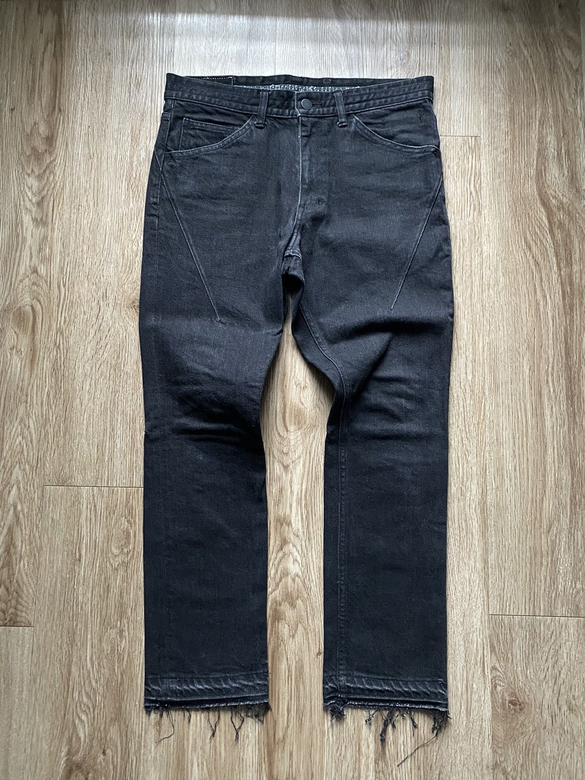 image of Number N Ine Number Nine Black Denim Jeans, Men's (Size 30)