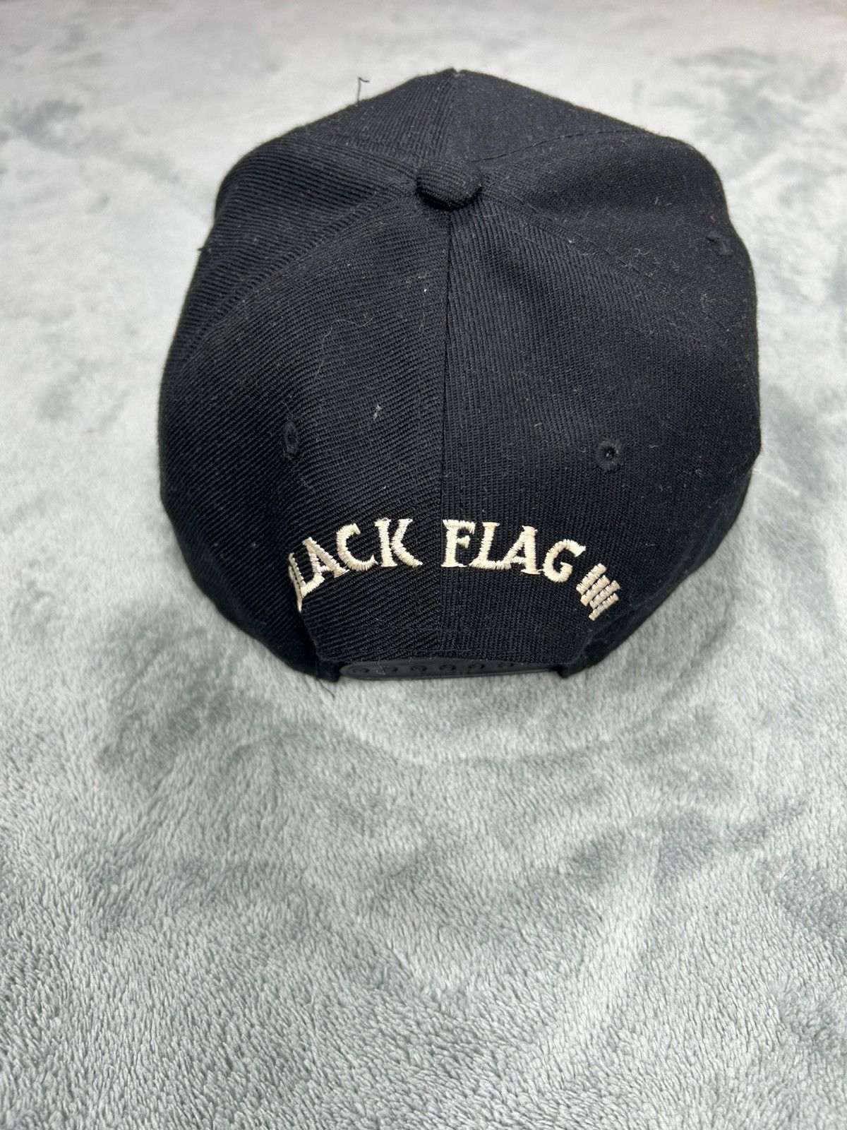Band Tees Vintage Black Flag Band Cap Size ONE SIZE - 4 Thumbnail