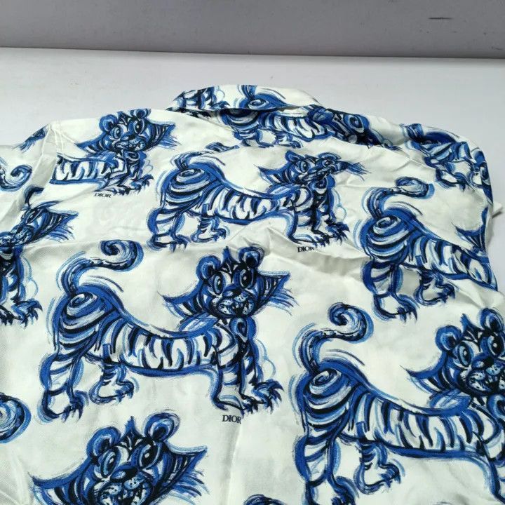 Dior Dior Dior x Kenny Scharf Tiger Print Shirt 0079-2507 Size US M / EU 48-50 / 2 - 7 Thumbnail