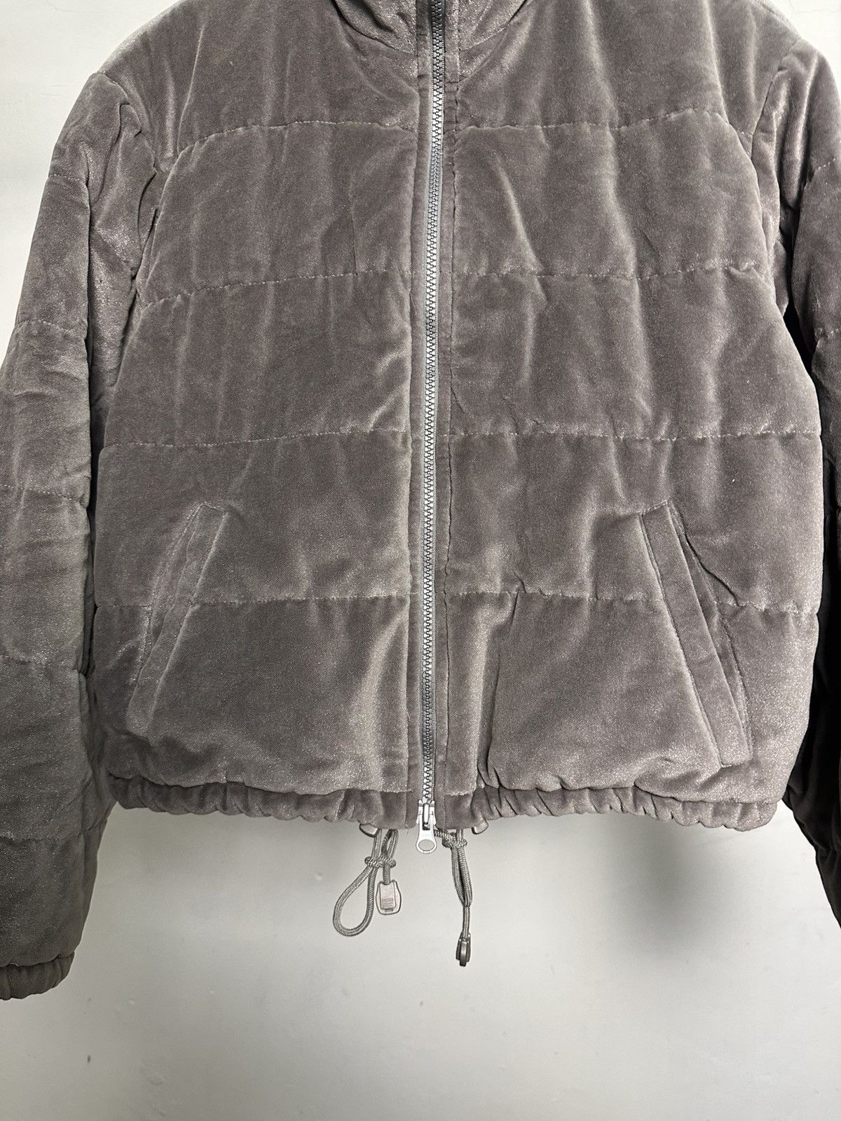 Giorgio Armani 90’s Armani Jeans Velvet Puffer Jacket Size US S / EU 44-46 / 1 - 3 Thumbnail