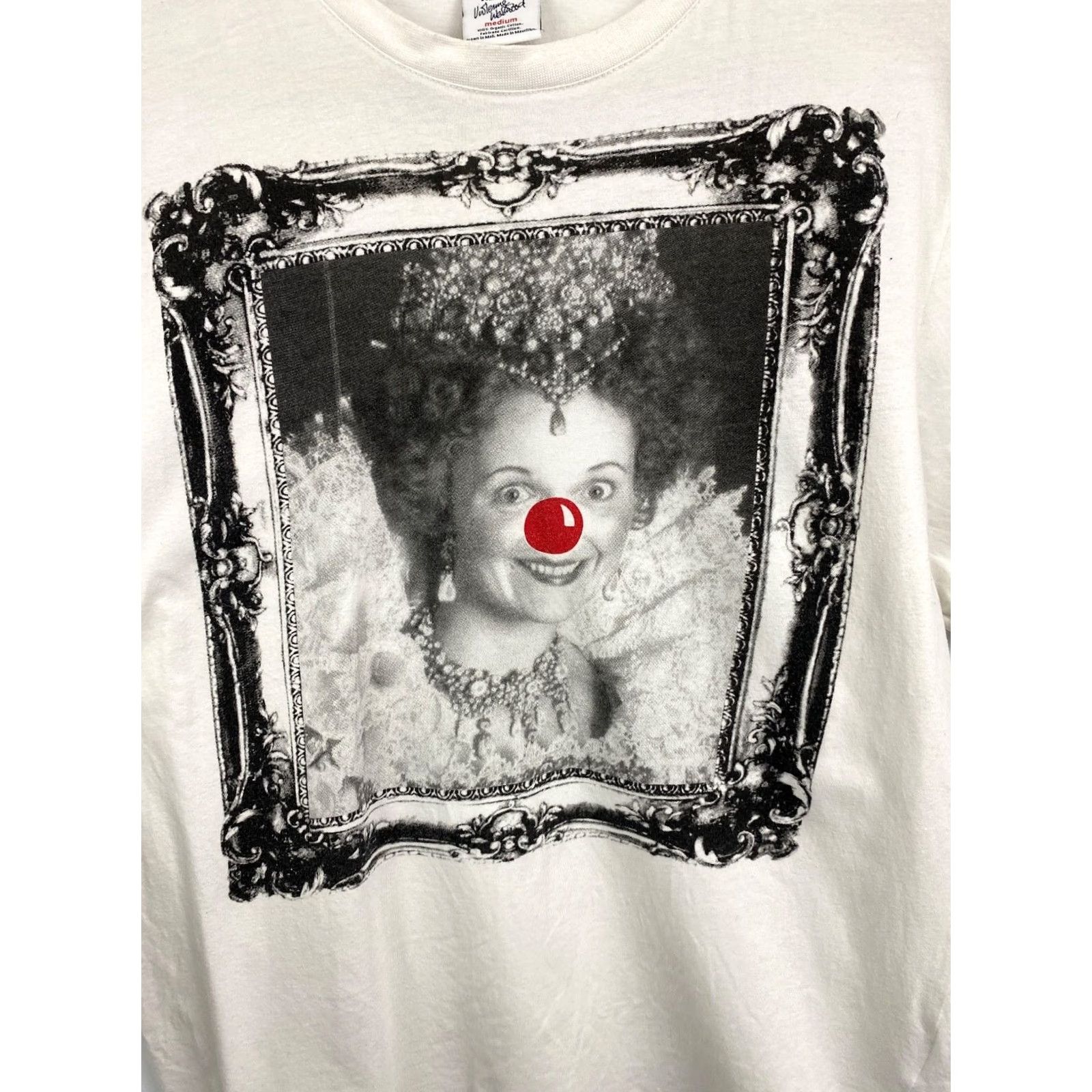Vivienne Westwood Vivienne Westwood Comic Relief t-shirt Mens M White Retro Y2K Shirt Size US M / EU 48-50 / 2 - 4 Thumbnail
