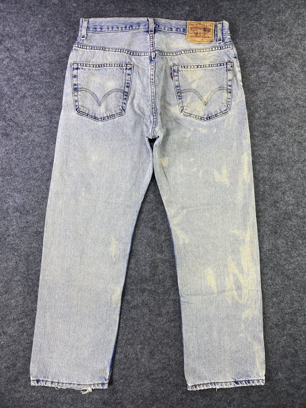 Jean × Levi's × Vintage VINTAGE LEVIS 505 BLUE WASH JEANS - J894 Size US 34 / EU 50 - 3 Thumbnail