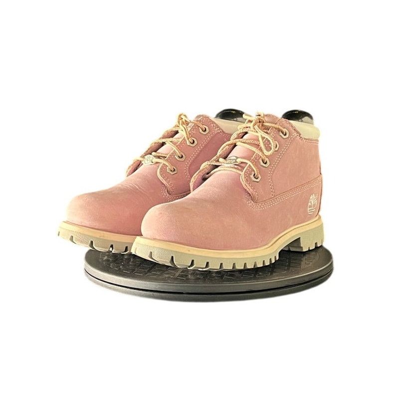 Timberland Timberland Womens 6.5M Pink Waterproof Leather Premium Boots Size US 6.5 / IT 36.5 - 1 Thumbnail